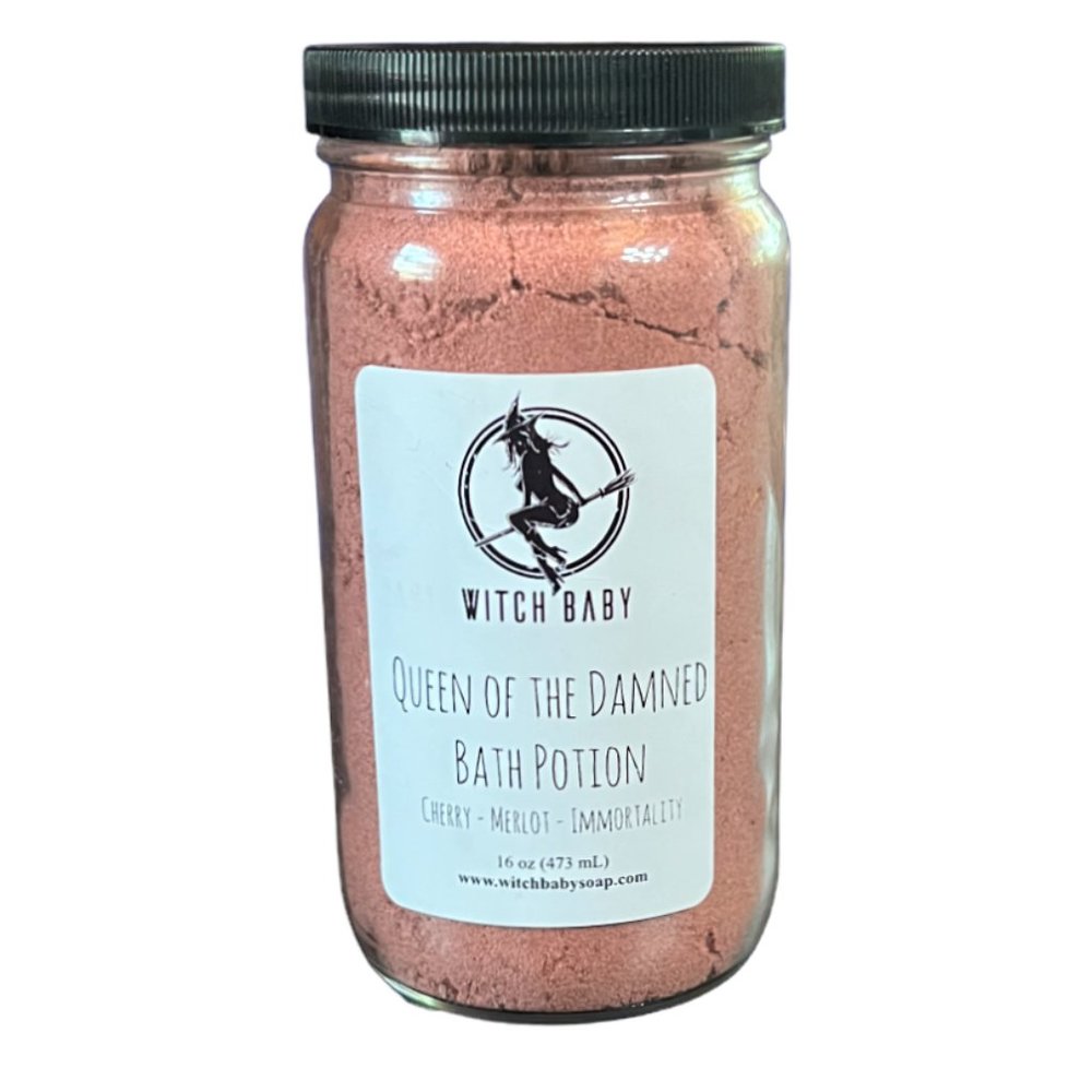 RARE Limited Edition Witch Baby Queen of the Damned Bath Potion, Jar #2, 16 ozs.
